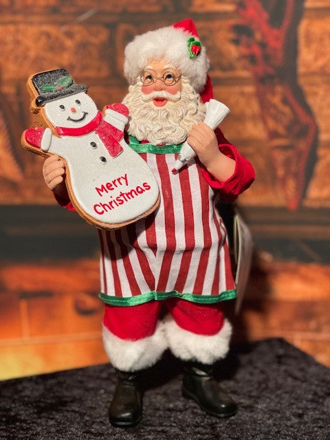 POSSIBLE DREAMS - SANTA WITH SNOWMAN COOKIE 6008560