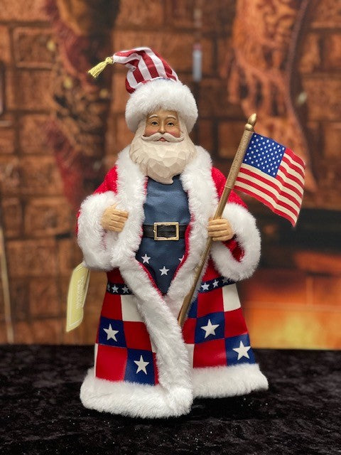 POSSIBLE DREAMS - STARS & STRIPES AMERICAN SANTA 6008574