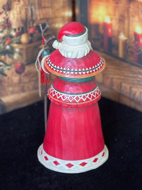 JIM SHORE HWC - LAPLAND SANTA RIDING REINDEER SKIRT 6008874