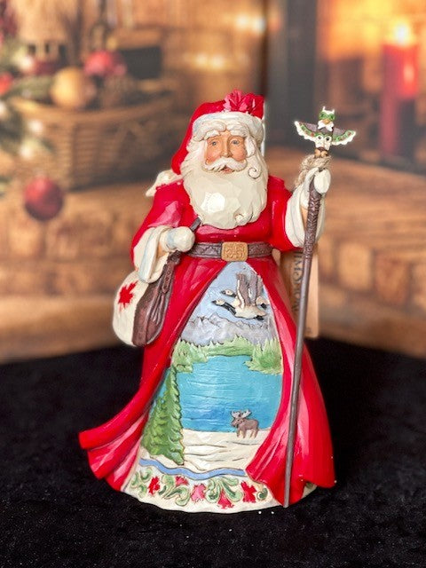 JIM SHORE HEARTWOOD CREEK - CANADIAN SANTA 6008915