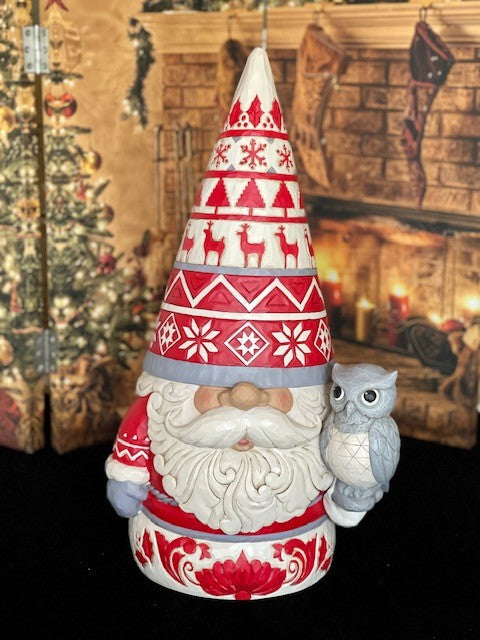 JIM SHORE HWC - NORDIC GNOME STATUE