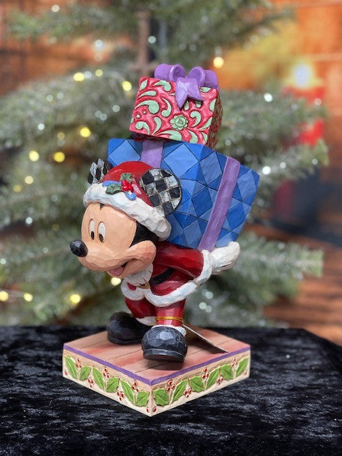 JIM SHORE DISNEY TRADITIONS HERE COMES OLD ST. MICK 6008978