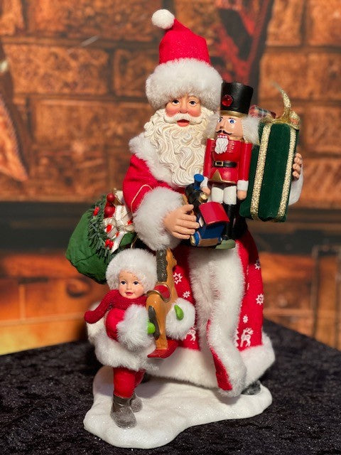 POSSIBLE DREAMS - SANTA LOADED WITH GIFTS 6008216