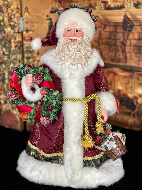 POSSIBLE DREAMS DECK THE HALLS LARGE SANTA 6008205