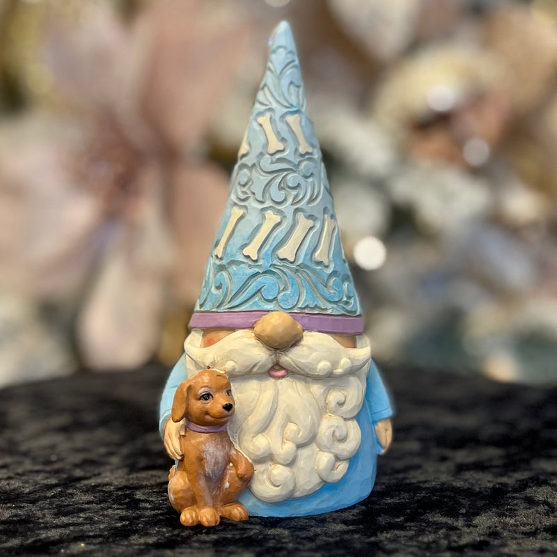 JIM SHORE HWC - GNOME WITH DOG 6010289
