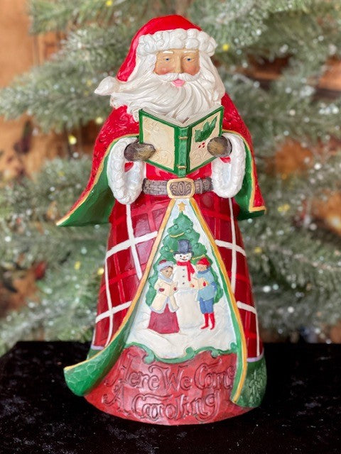 JIM SHORE HWC 24CM CAROLING SONG SANTA 16TH ANNUAL 6010813