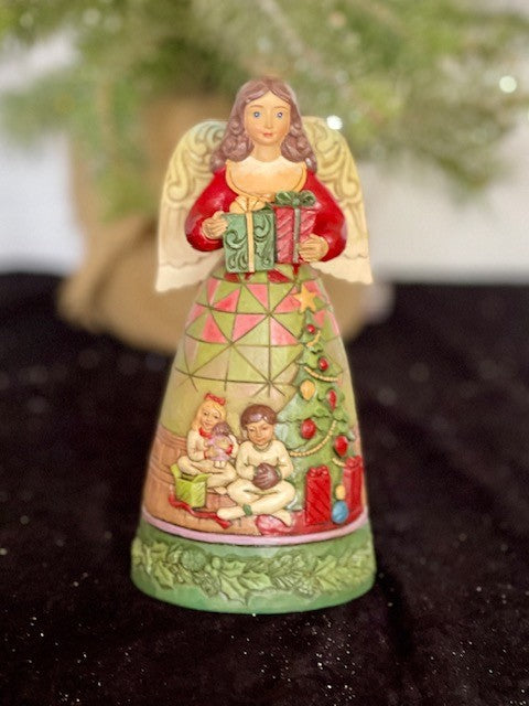 JIM SHORE HEARTWOOD CREEK 15CM ANGEL CHRISTMAS MORNING 6011163