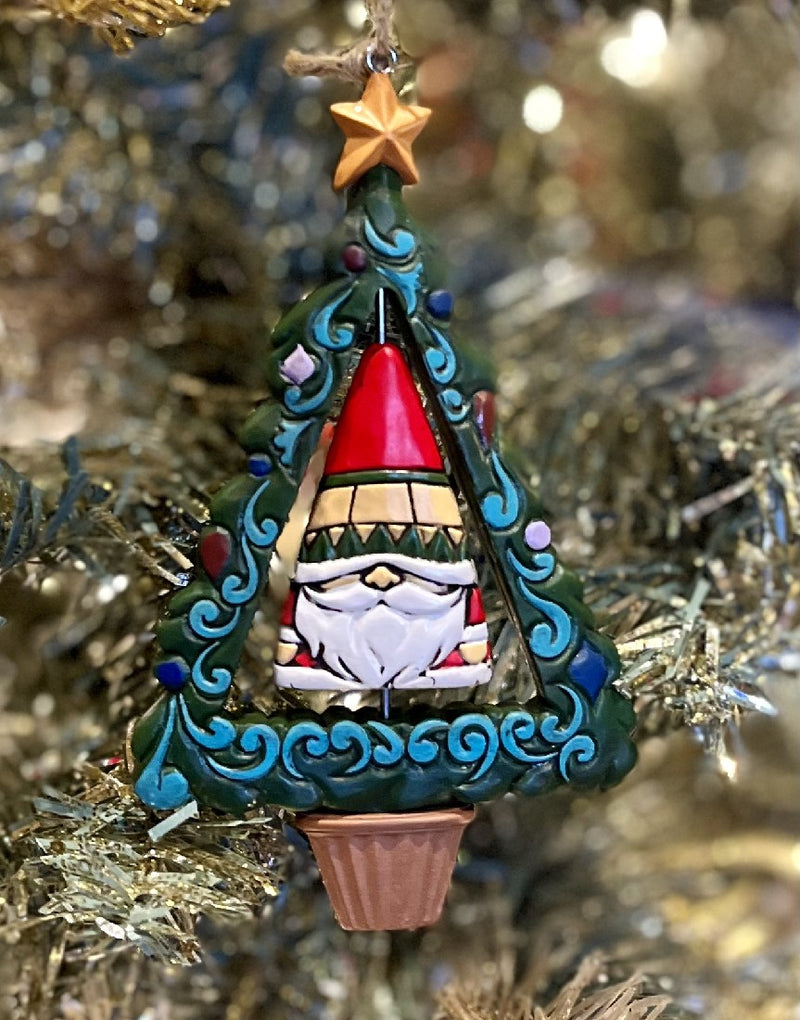 JIM SHORE ROTATING GNOME ORNAMENT