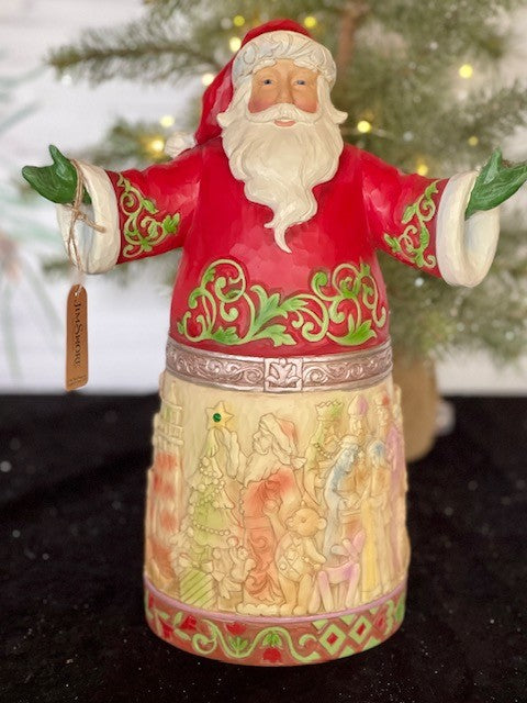JIM SHORE HEARTWOOD CREEK 31CM 20TH ANNIVERSARY SANTA 6010829