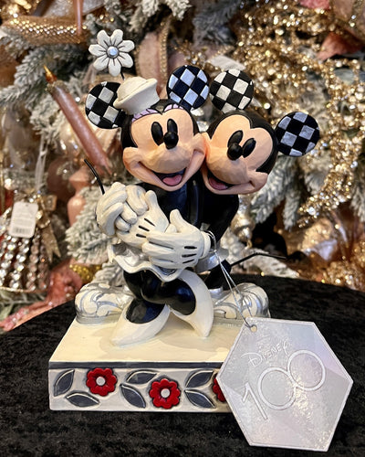 JIM SHORE DISNEY TRADITIONS - MICKEY & MINNIE 100 YEARS 6013198