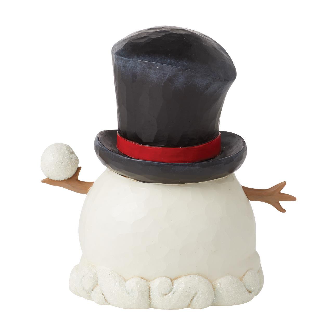 JIM SHORE HEARTWOOD CREEK 12CM SNOWMAN GNOME 6012951