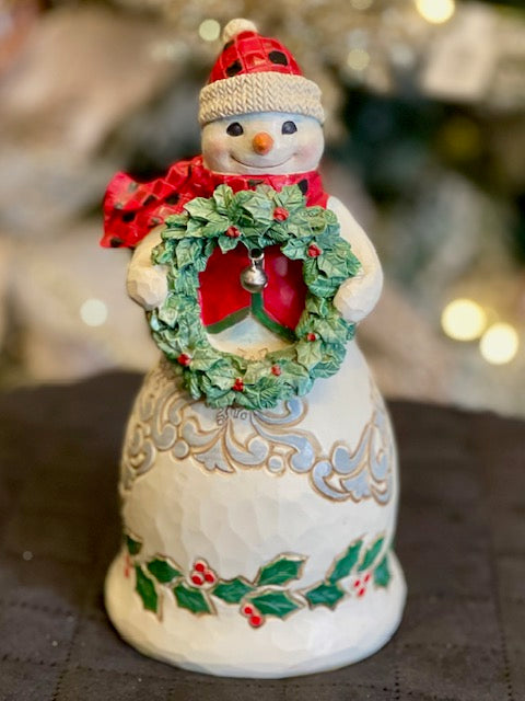 JIM SHORE HWC - 16CM SNOWMAN 6012866