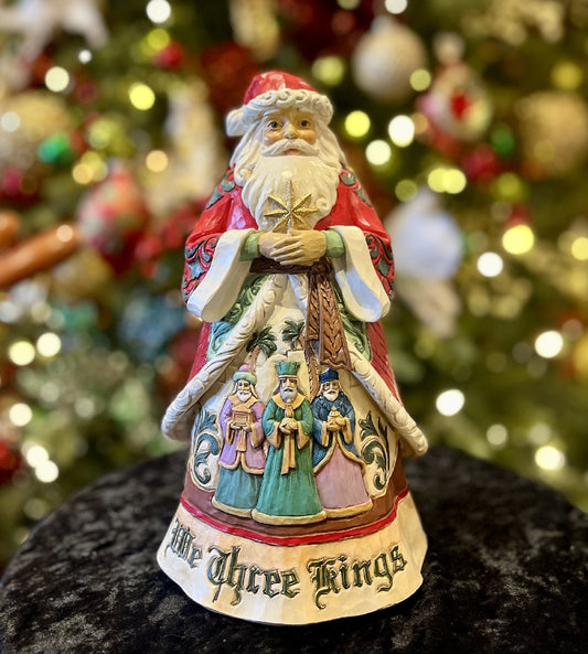 JIM SHORE HWC - 24CM SANTA WE THREE KINGS 6012896