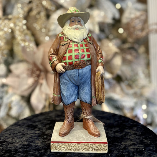JIM SHORE HWC - WESTERN SANTA 6012903