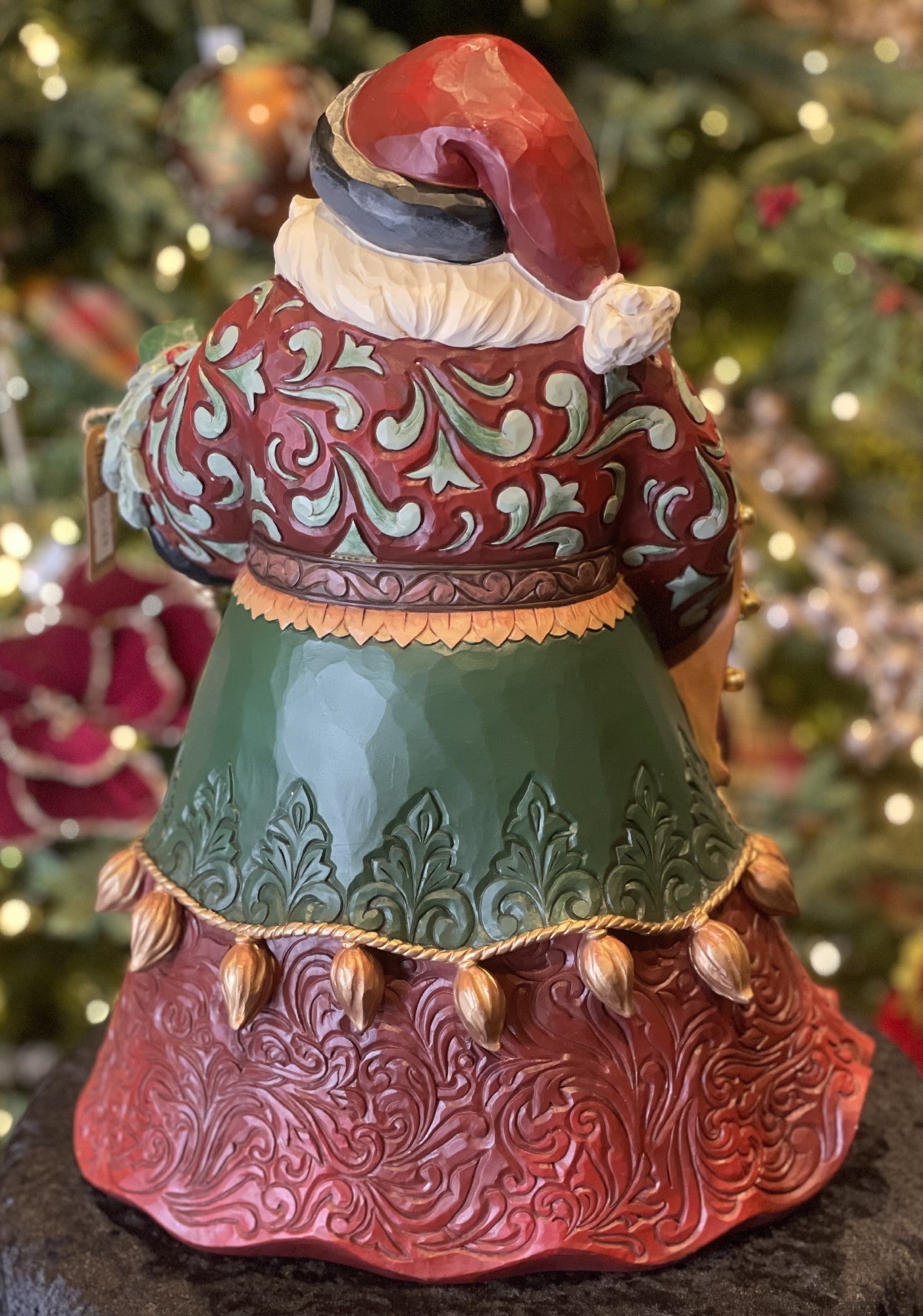 JIM SHORE HWC - HOLIDAY MANOR SANTA WITH LANTERN COLLECTOR'S EDITION 6012948