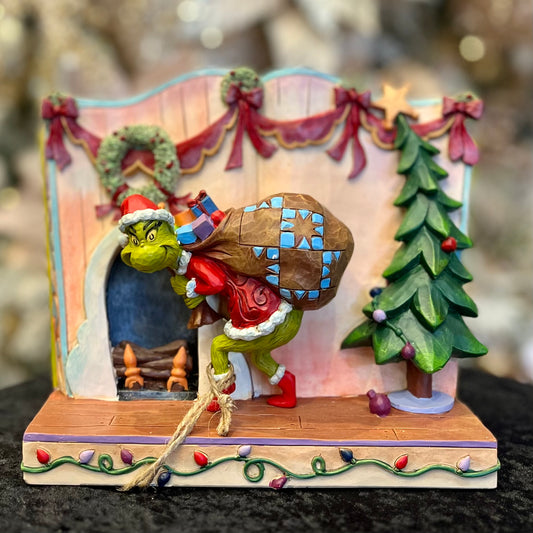 JIM SHORE - GRINCH STORYBOOK GRINCH STEALING 6012692