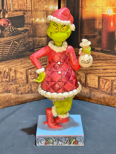 JIM SHORE GRINCH WITH COAL 6012697