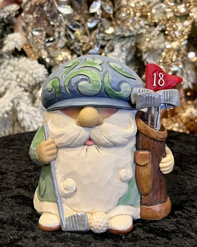 JIM SHORE HW - GOLFER GNOME - HOLIE IN ONE 6014487