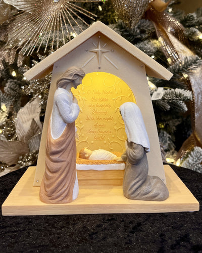 FOUNDATIONS LED NATIVITY CRECHE 6015146