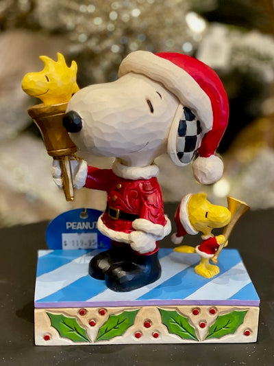 JIM SHORE PEANUTS - SNOOPY & WOODSTOCK SOUNDS OF JOY 6015039