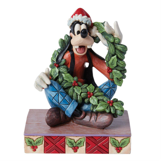 JIM SHORE DISNEY TRADITIONS - GOOFY CHRISTMAS 6015011