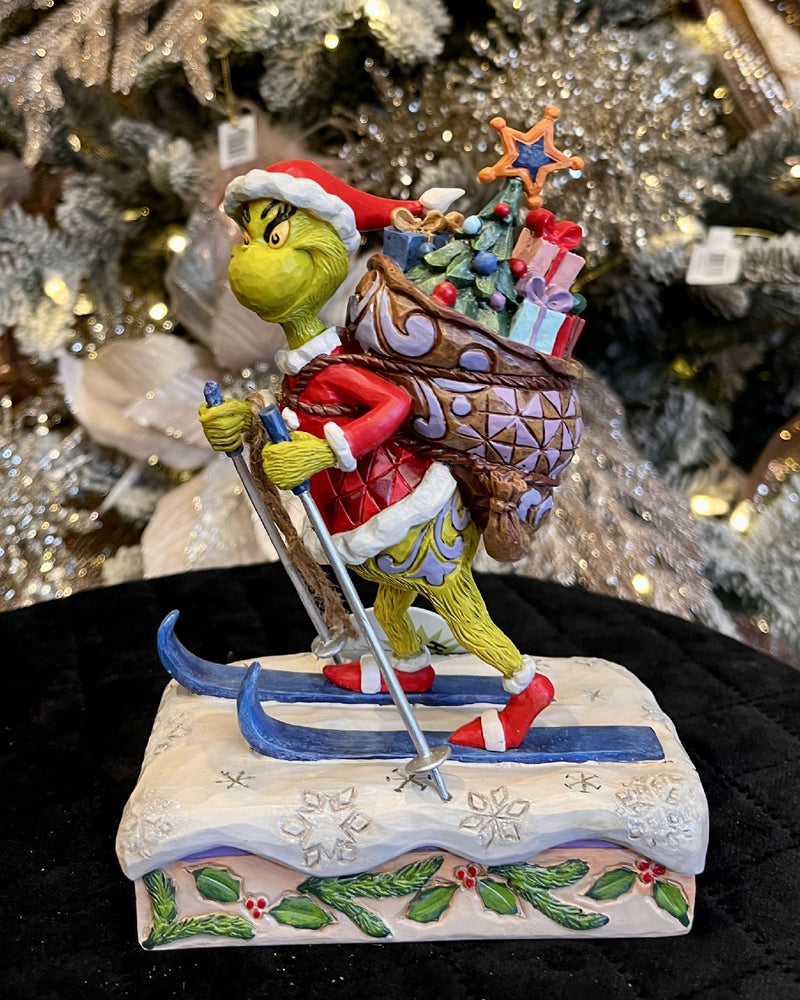 JIM SHORE GRINCH SKIING 6015216