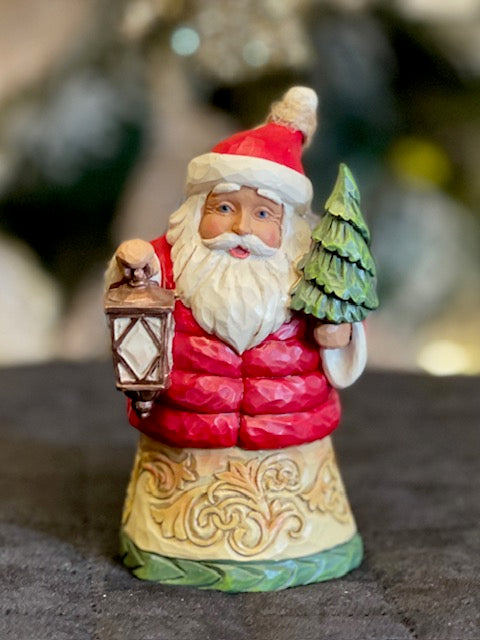 JIM SHORE HWC - MINI SANTA IN PUFFY COAT 6015465