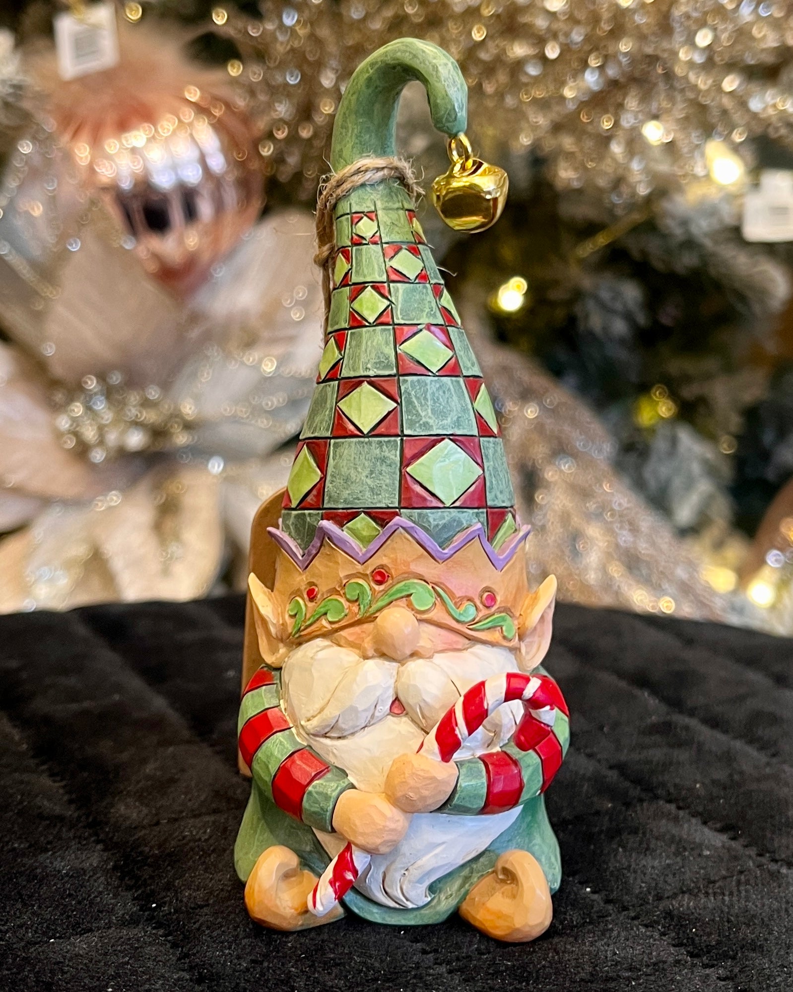 JIM SHORE HWC -  JINGLE ELF GNOME 6015472 