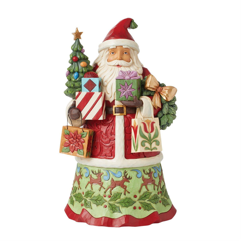 JIM SHORE HWC - SANTA WITH GIFTS 6015501