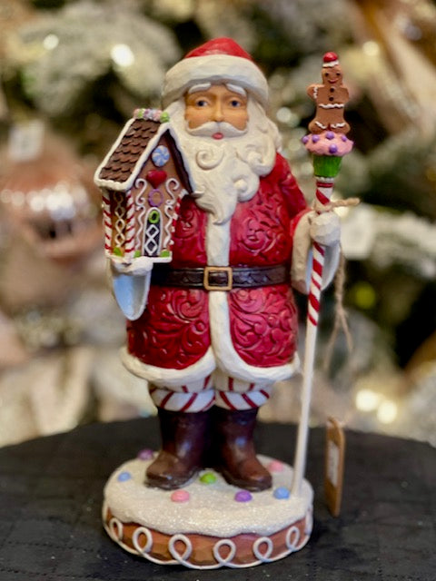 JIM SHORE HWC BAKING SPIRITS BRIGHT - HAVE A SWEET CHRISTMAS SANTA 6015410