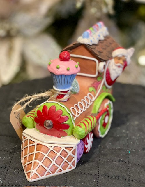 JIM SHORE HWC BAKING SPIRITS BRIGHT - SANTA'S ON HIS WAY TRAIN 6015432