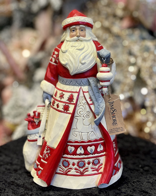 JIM SHORE HWC - NORDIC NOEL MAGIC IN BELIEVING SANTA 6015482