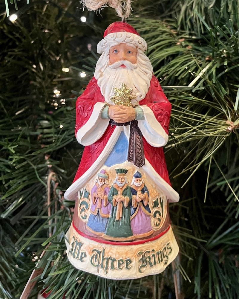 JIM SHORE HWC - SANTA WE THREE KINGS HANGING ORNAMENT 6015538