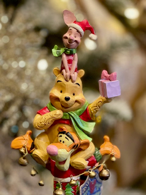JIM SHORE DISNEY TRADITIONS - STACKED WINNIE THE POOH & FRIENDS 6015005