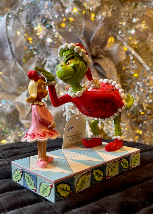 JIM SHORE GRINCH PATTING CINDY LOU'S HEAD 6017061