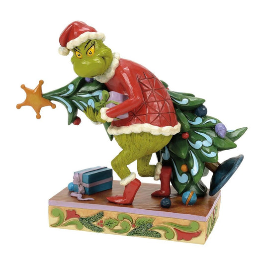 JIM SHORE - GRINCH STEALING TREE 6017064