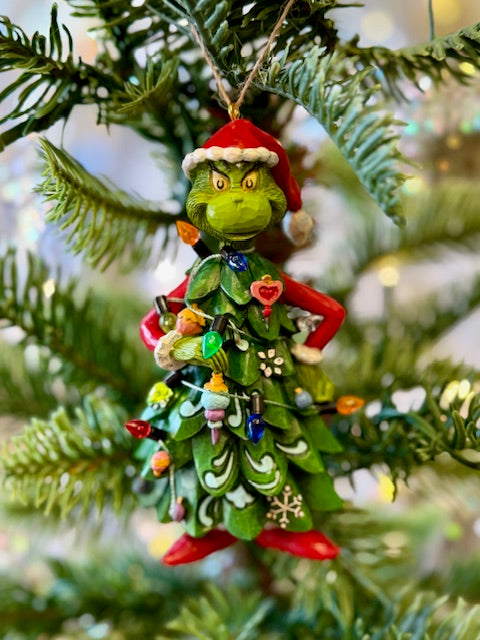 JIM SHORE GRINCH - GRINCH AS TREE ORNAMENT 6017078