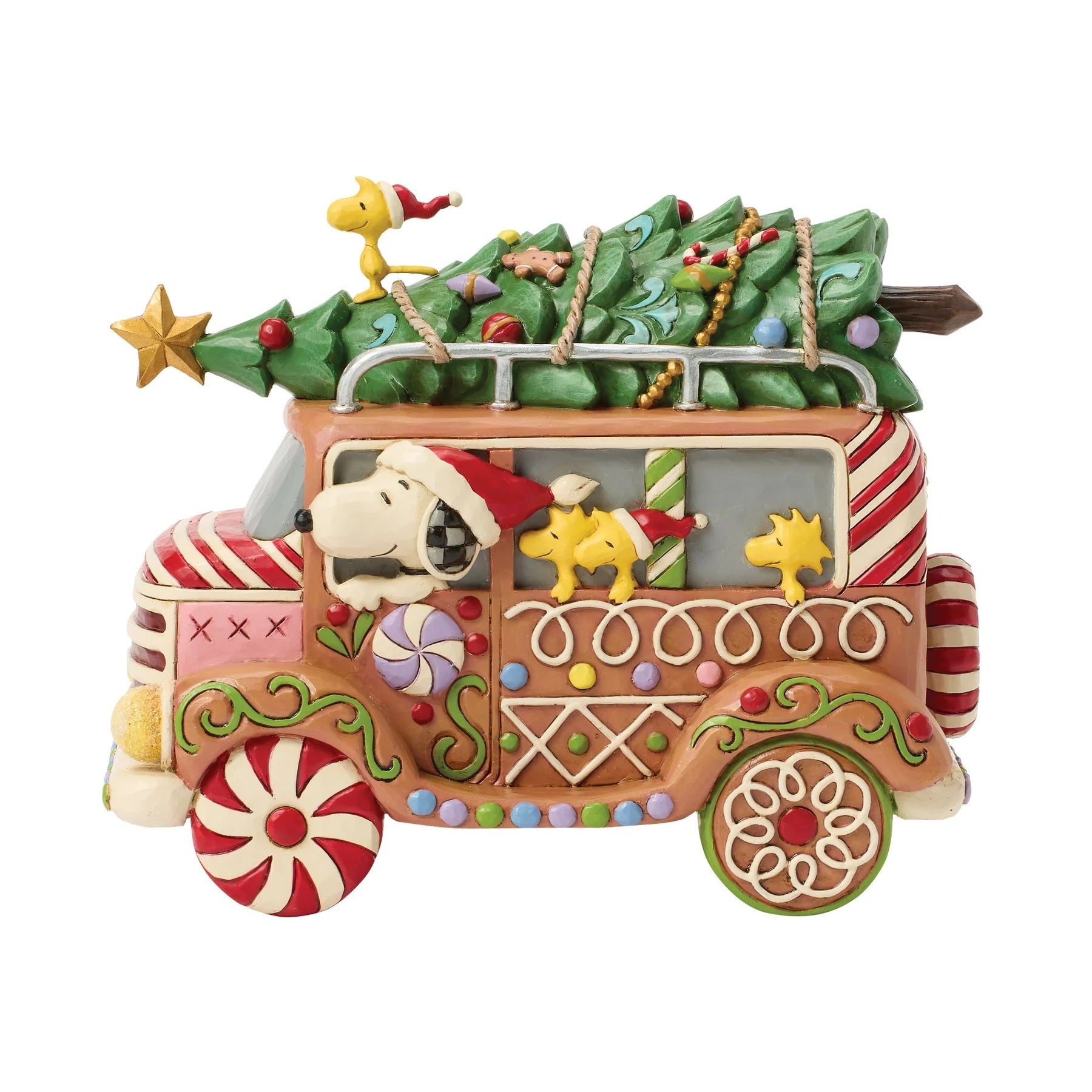 JIM SHORE PEANUTS GINGERBREAD VAN 6017238
