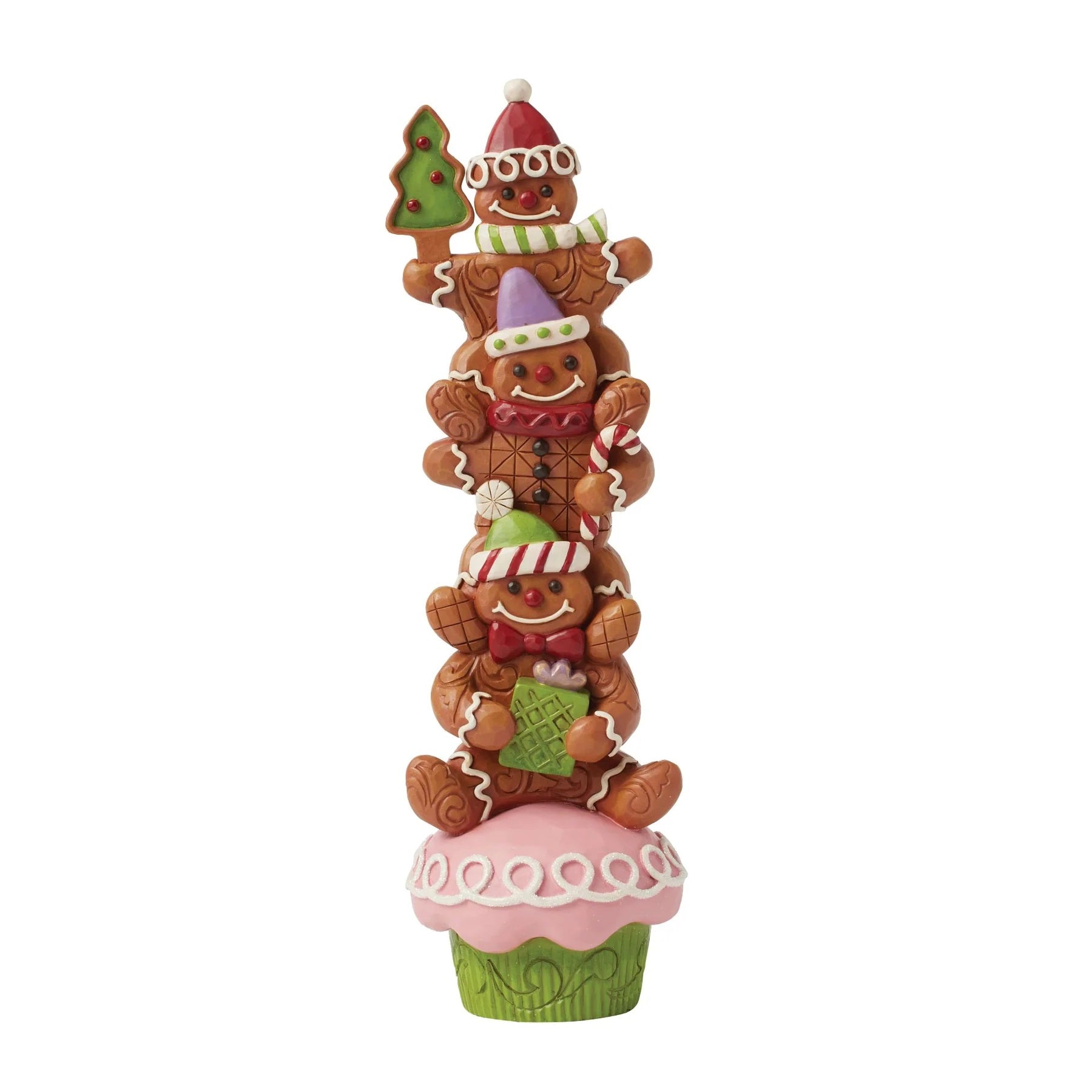 JIM SHORE GINGERBREAD CHRISTMAS STACK 6017266