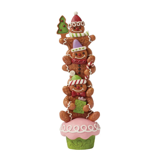 JIM SHORE GINGERBREAD CHRISTMAS STACK 6017266