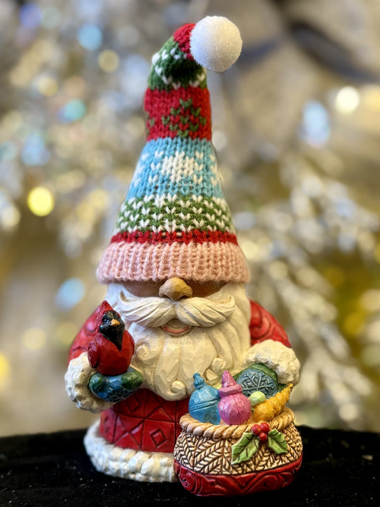 JIM SHORE HWC - GNOME WITH KNIT HAT 6017285
