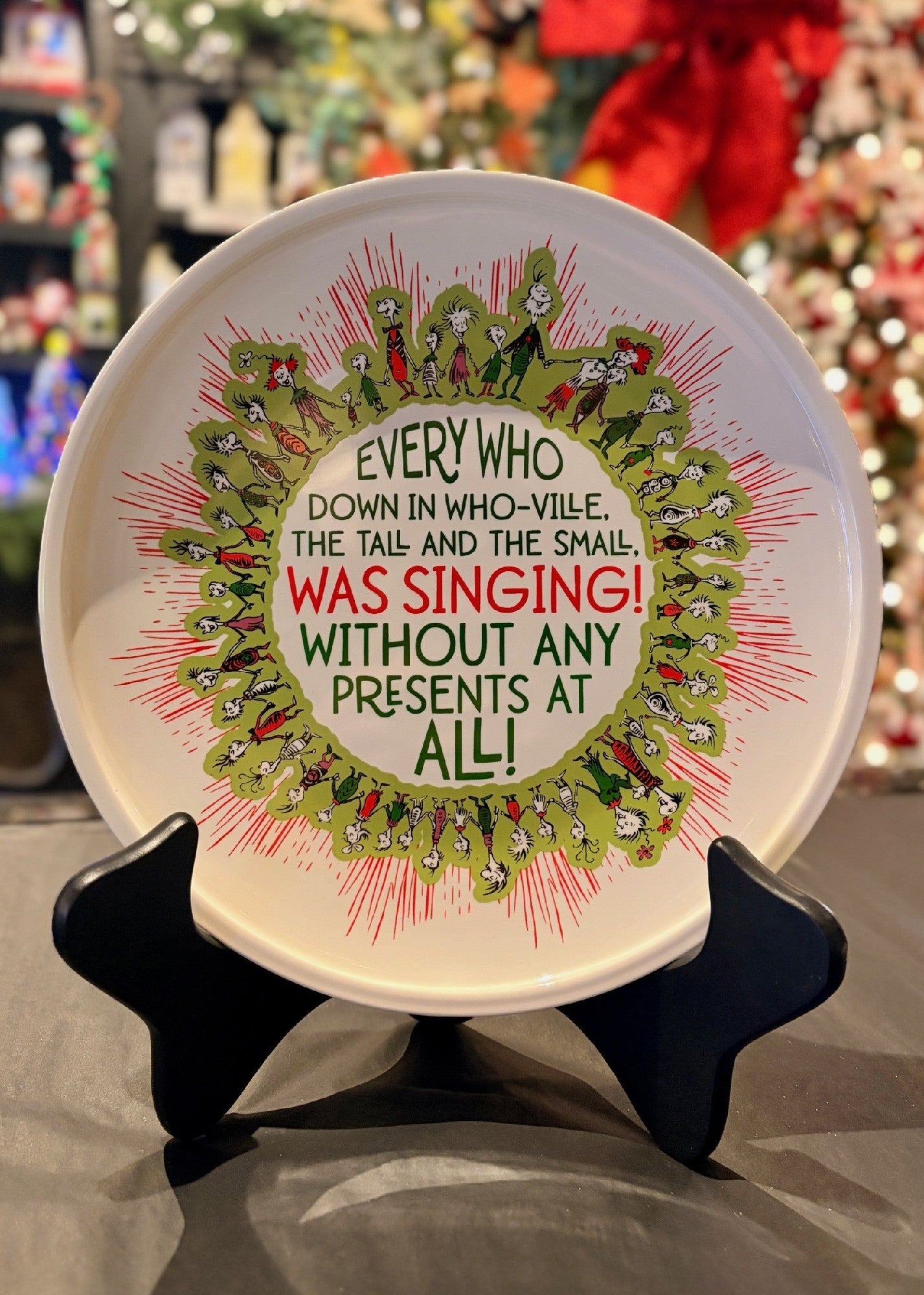 DEPT 56 - 25CM GRINCH COOKIE PLATTER 6017599