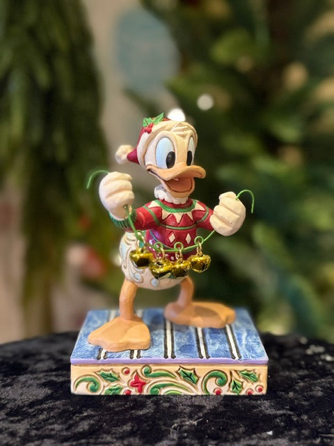 JIM SHORE - DISNEY TRADITIONS - DONALD DUCK W BELLS 6018713