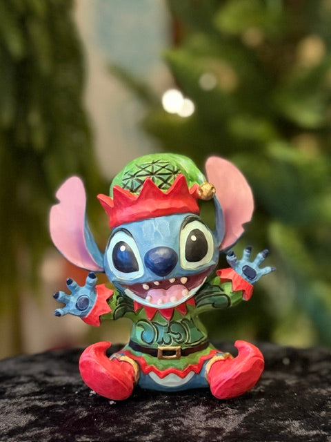 JIM SHORE - DISNEY TRADITIONS - STITCH ELF 6018715 