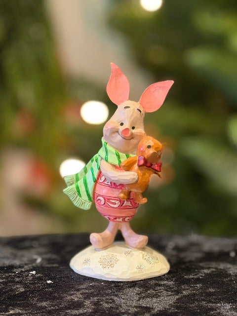 JIM SHORE - DISNEY TRADITIONS - CHRISTMAS PIGLET 6018717 