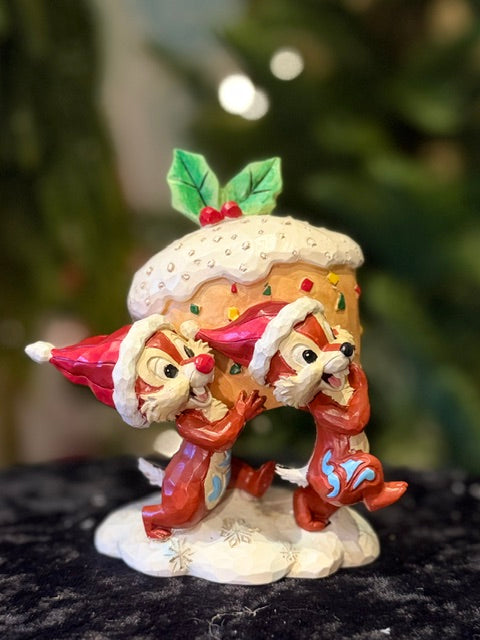 JIM SHORE - DISNEY TRADITIONS - CHIP & DALE FRUIT CAKE 6018718