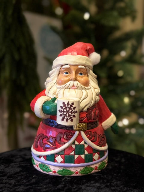 JIM SHORE HWC - SANTA, HAVE A CUP OF CHEER 6019098