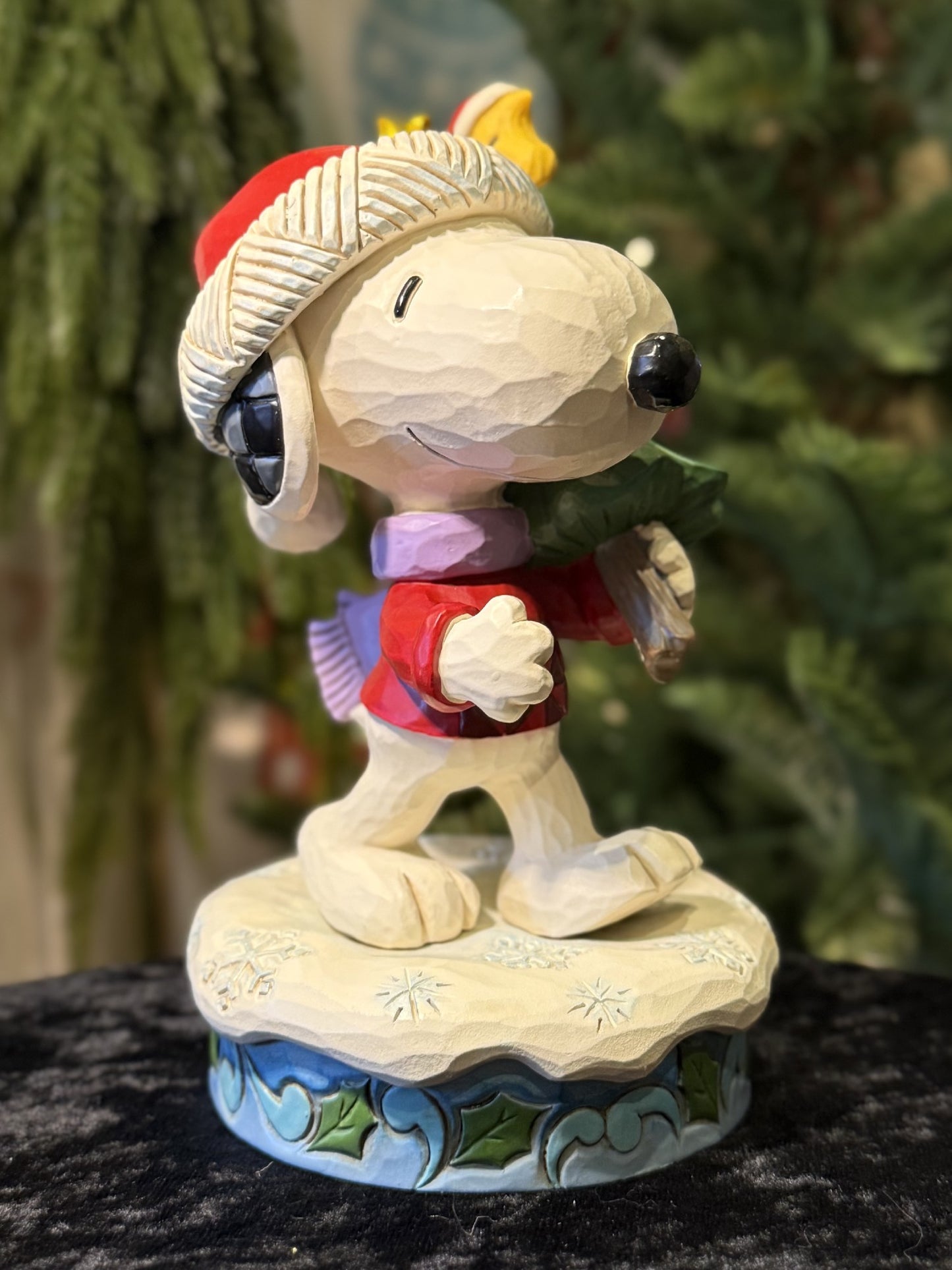 JIM SHORE - PEANUTS - SNOOPY WITH WOODSTOCK AND TREE 6018681