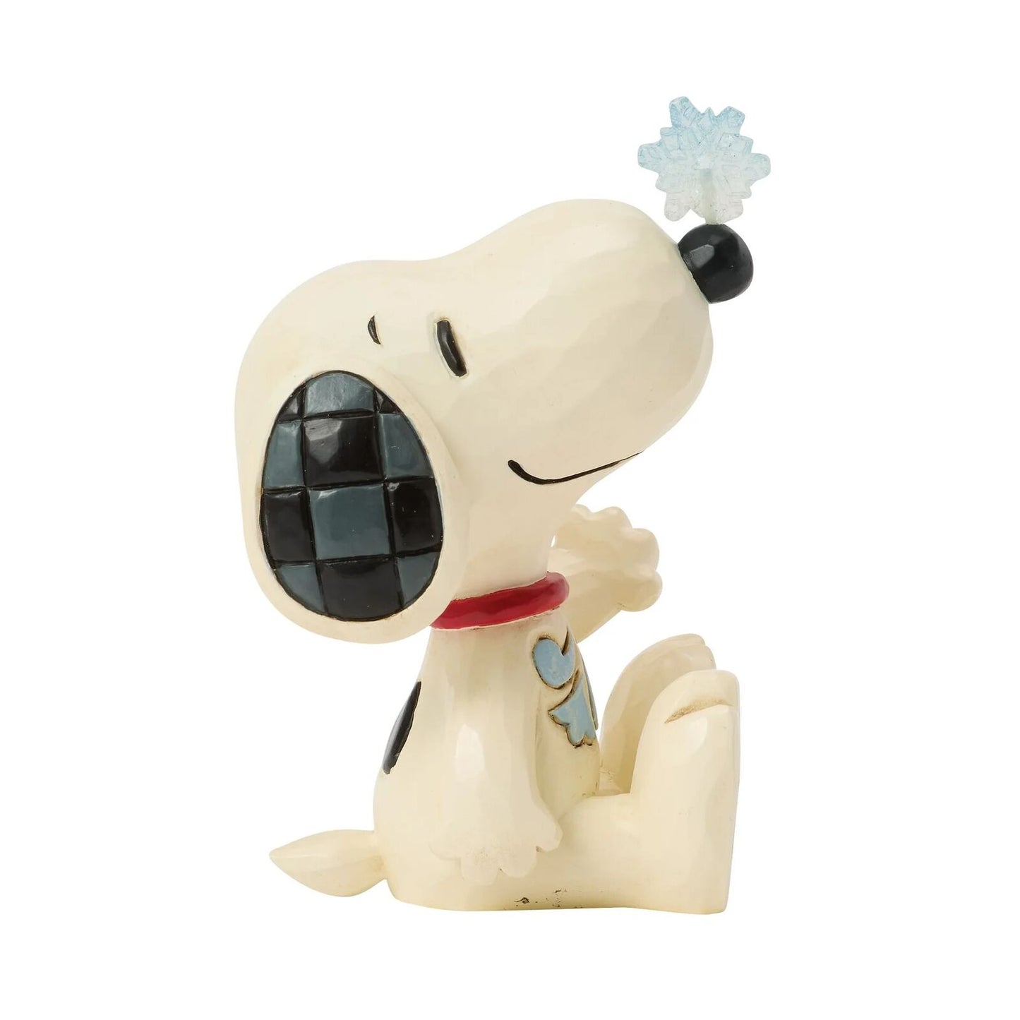 JIM SHORE - PEANUTS - SNOOPY WITH SNOWFLAKE ON NOSE 6018685