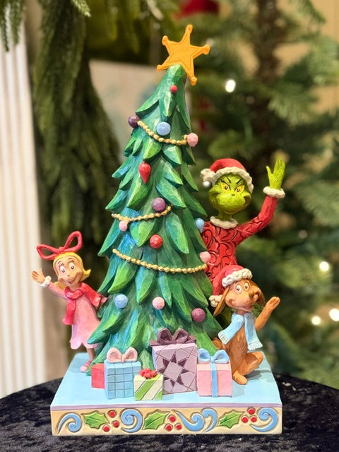 GRINCH BY JIM SHORE - GRINCH, CINDY, MAX PEEKING 6018962